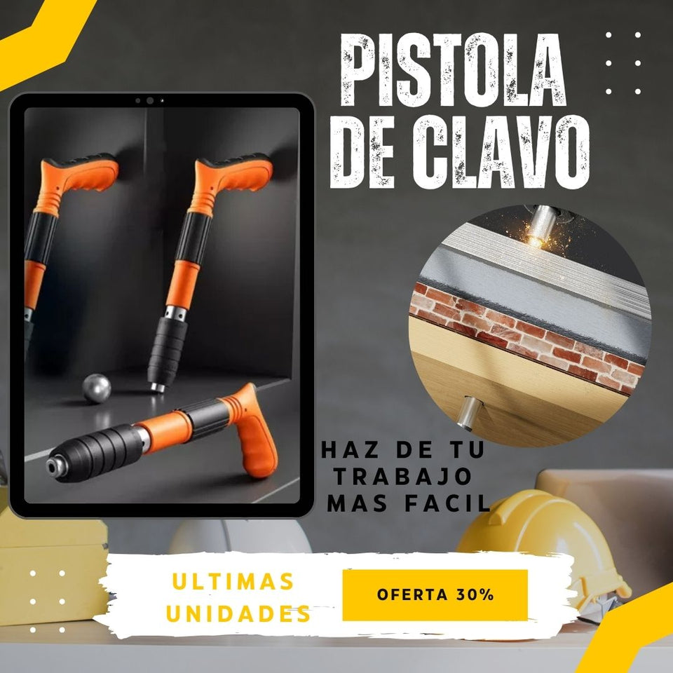 PISTOLA DE CLAVO DE ACERO
