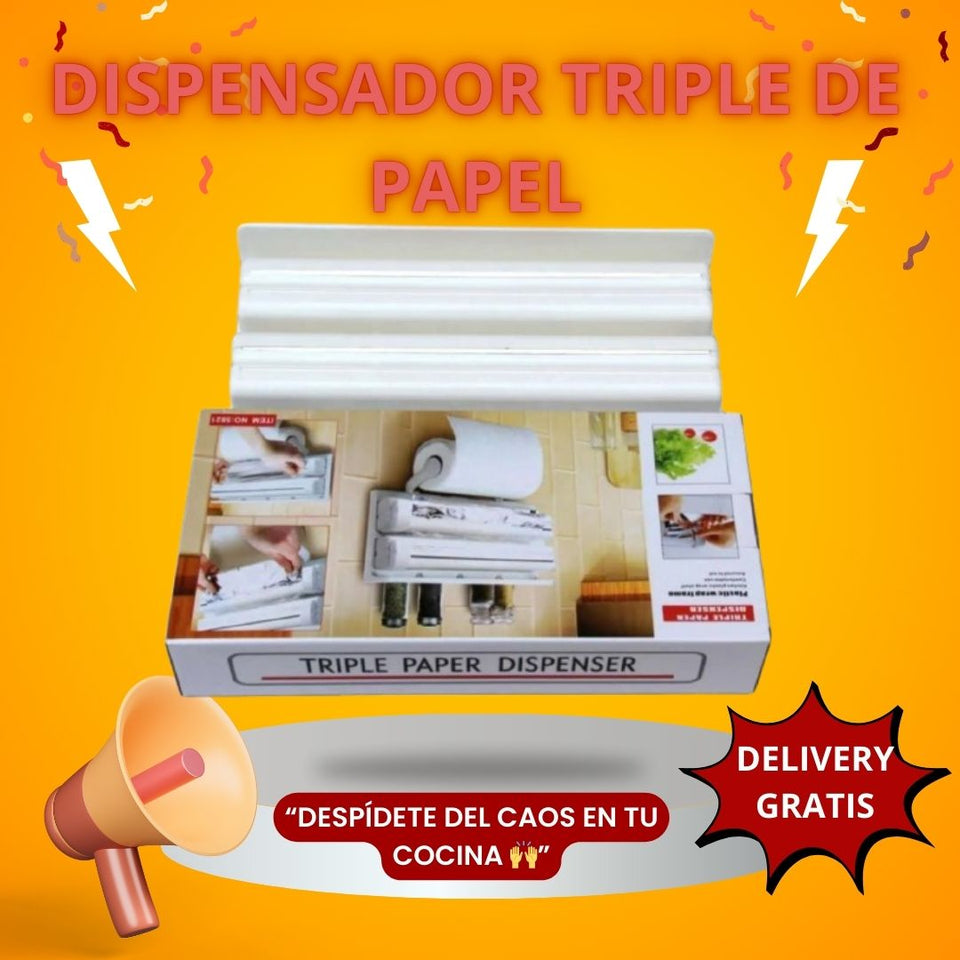 🍎🍐DISPENSADOR TRIPLE DE PAPEL🍑🍓
