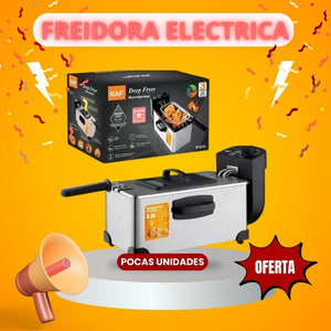 FREDIDORA ELECTRICA DE ACERO INOXIDABLE 🍟🍗🥟