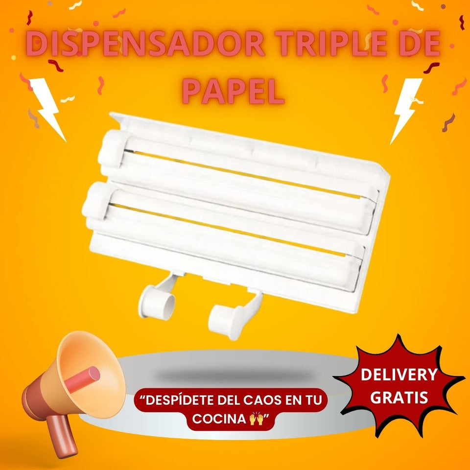 🍎🍐DISPENSADOR TRIPLE DE PAPEL🍑🍓