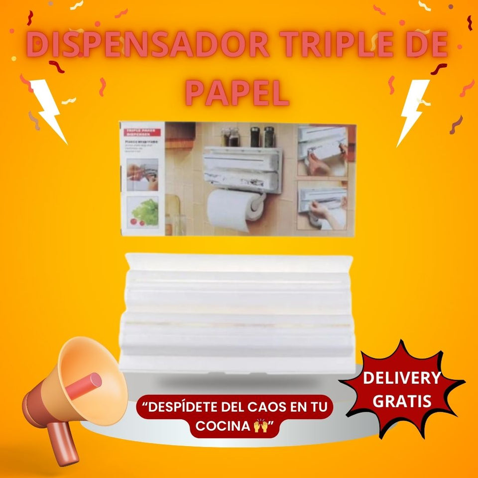 🍎🍐DISPENSADOR TRIPLE DE PAPEL🍑🍓